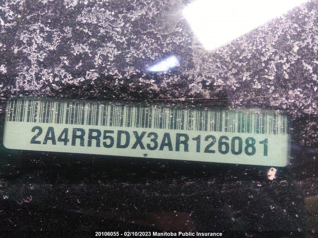 2A4RR5DX3AR126081 Chrysler Town & Country Touring