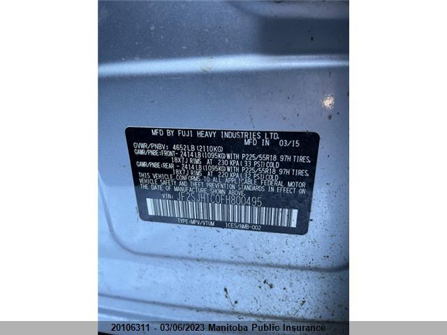 JF2SJHTC0FH800495 Subaru Forester 2.0xt