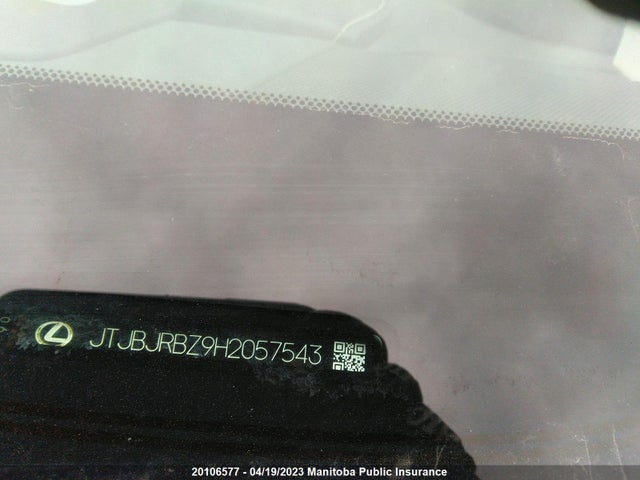 JTJBJRBZ9H2057543 Lexus NX300H