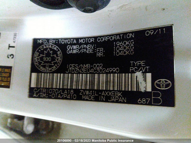 Toyota PRIUS V 2012 JTDZN3EU4C3024990 Image 10