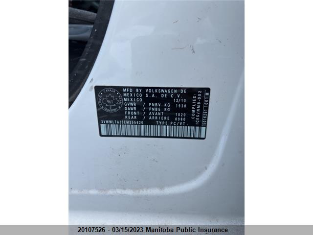 Volkswagen Jetta 2.0 Tdi  2014 3VWWL7AJ5EM255620 Image 9