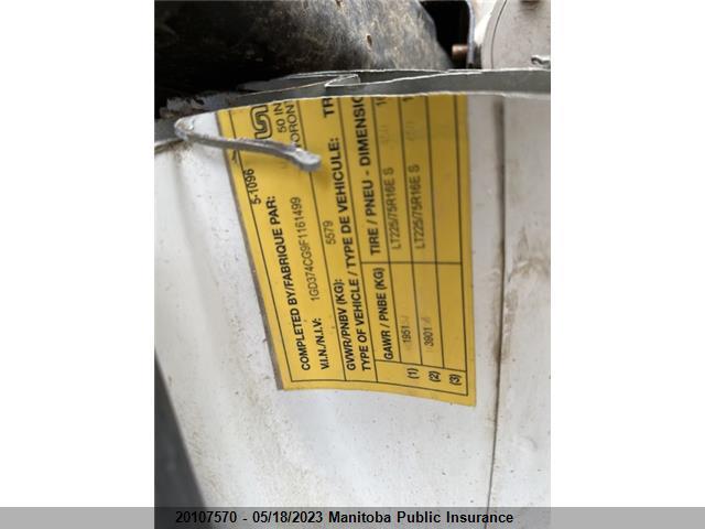 Chevrolet G3500 Express Cutaway  2015 1GD374CG9F1161499 Image 9