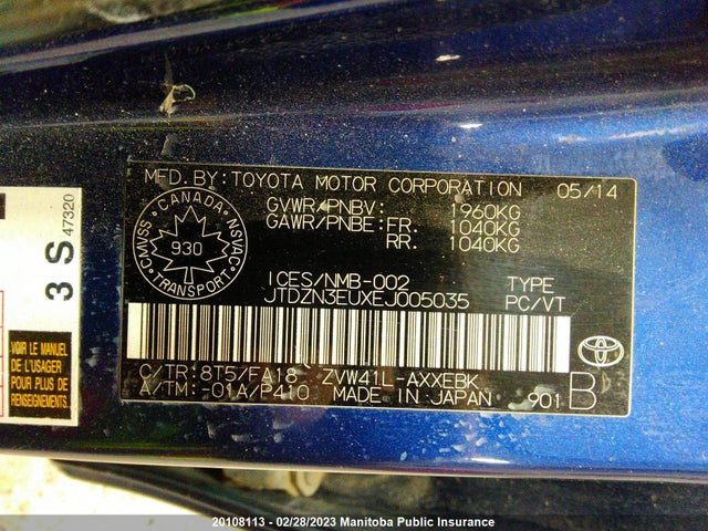Toyota PRIUS V 2014 JTDZN3EUXEJ005035 Image 10