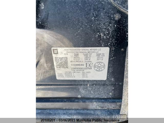 Chevrolet Traverse Ls 2018 1GNERFKW2JJ187664 Image 9