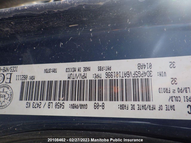 Dodge Journey Sxt 2010 3D4PG5FV6AT101996 Image 10