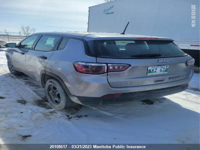 Jeep Compass Sport 2017 3C4NJDAB4HT650703 Image 3