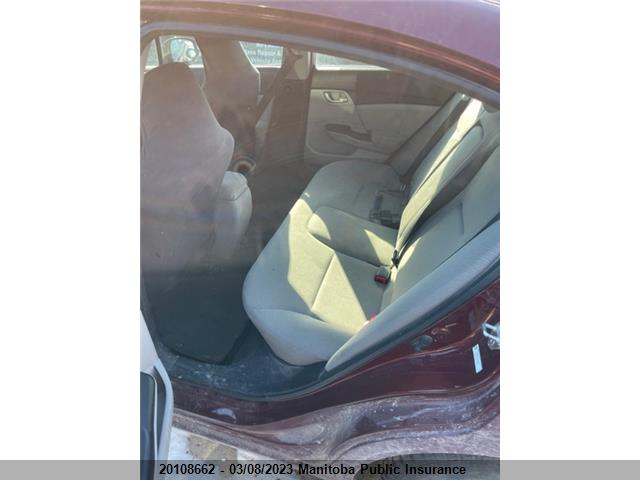 Honda Civic Lx 2013 2HGFB2F4XDH028255 Image 8