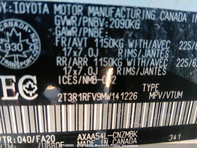 Toyota Rav4 Xle 2021 2T3R1RFV9MW141226 Image 10