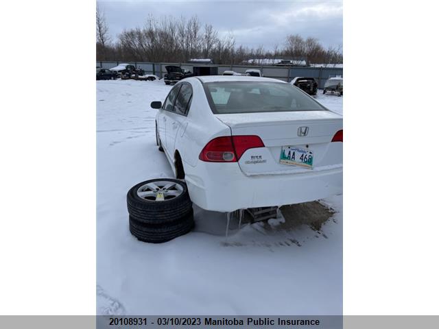 Honda Civic Lx 2008 2HGFA15548H123617 Image 3