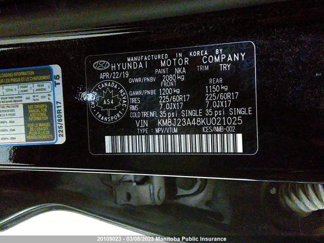 Hyundai Tucson Essential 2019 KM8J23A48KU021025 Image 10