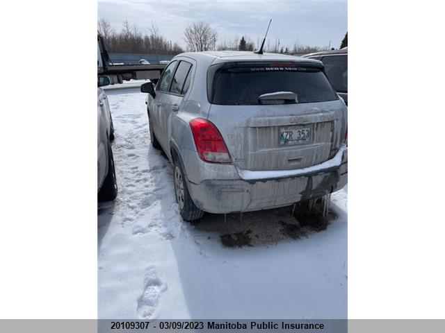 Chevrolet TRAX LS 2014 3GNCJKEB2EL184634 Image 3