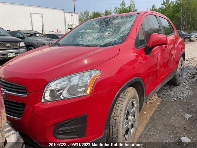 Chevrolet TRAX LS 2014 3GNCJKEBXEL115528 Image 2