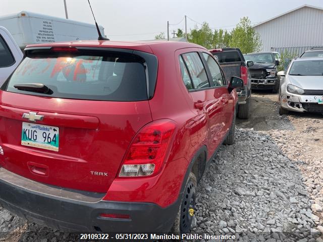 Chevrolet TRAX LS 2014 3GNCJKEBXEL115528 Image 4