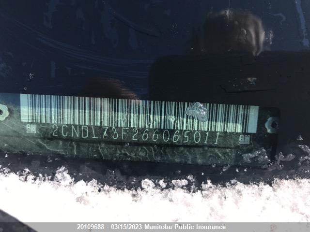 Chevrolet Equinox Lt V6  2006 2CNDL73F266065011 Image 9