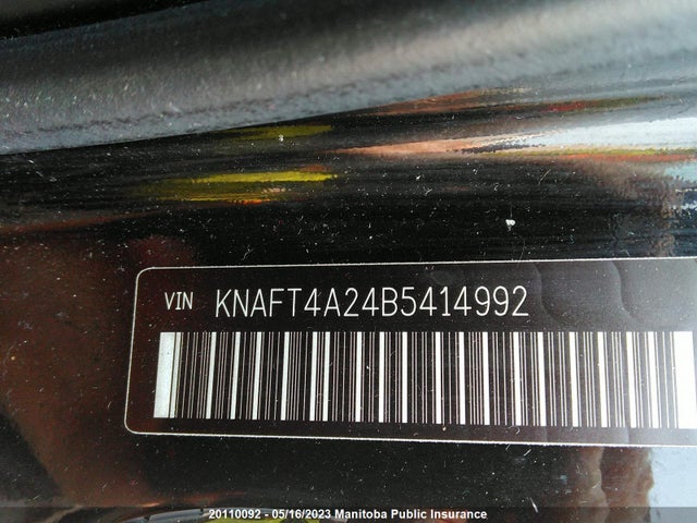20110092 :رقم المزاد ، KNAFT4A24B5414992 vin ، 2011 Kia Forte Lx مزاد بيع