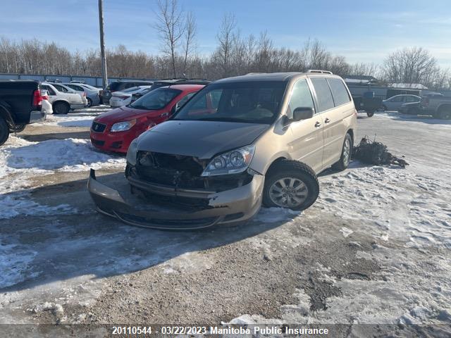 Honda Odyssey Ex-l  2006 5FNRL38626B502284 Image 2