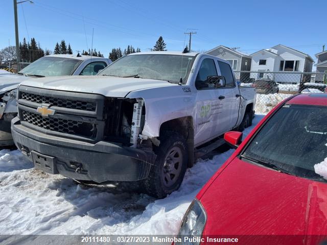 Chevrolet Silverado 1500 Wt Crew Cab  2015 3GCUKPEC4FG270201 Image 2