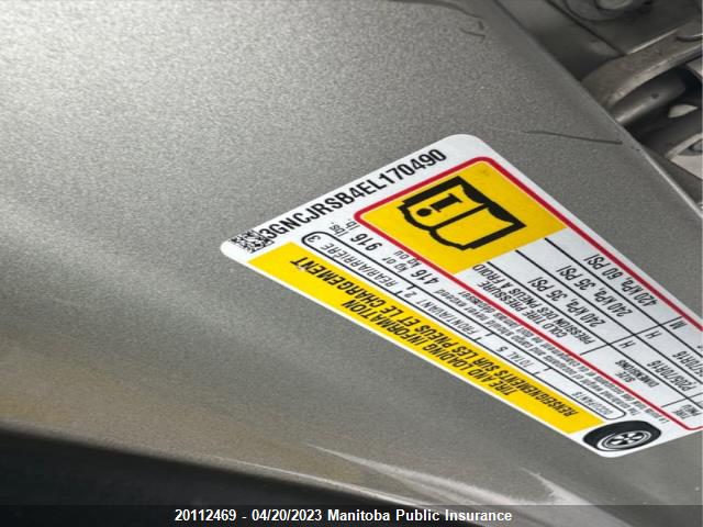 Chevrolet Trax Lt 2014 3GNCJRSB4EL170490 Image 9