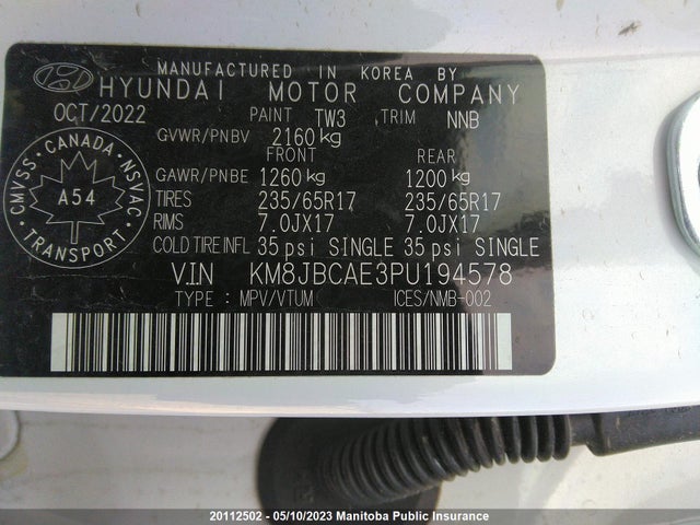 Hyundai Tucson Preferred  2023 KM8JBCAE3PU194578 Image 9