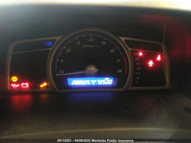 Aukcja sprzedaży 2011 Honda Civic Dx, vin: 2HGFA1F47BH100376, numer aukcji: 20112521