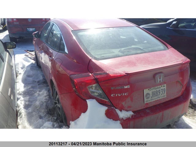 Honda Civic Ex-t 2018 2HGFC1F4XJH103443 Image 3
