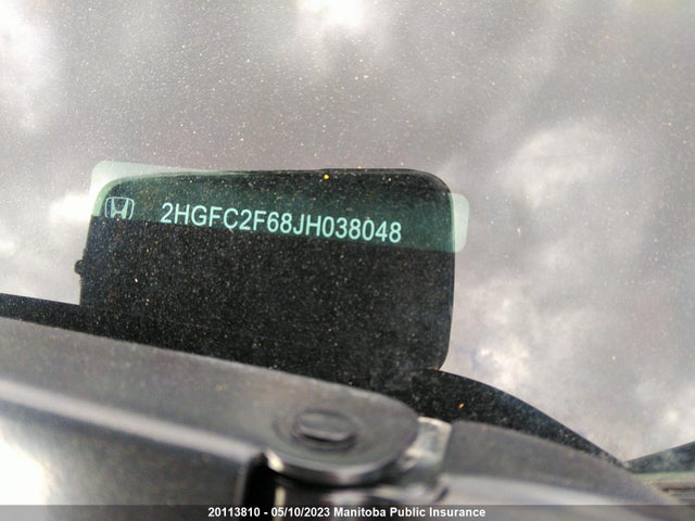 Honda Civic Lx 2018 2HGFC2F68JH038048 Image 9