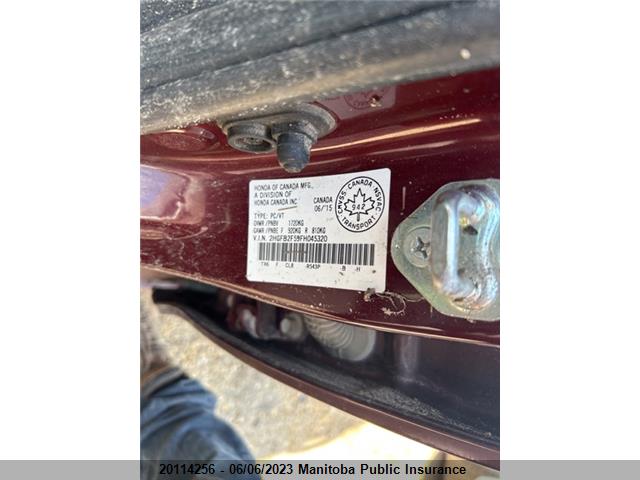 Honda CIVIC EX 2015 2HGFB2F59FH045320 Image 9