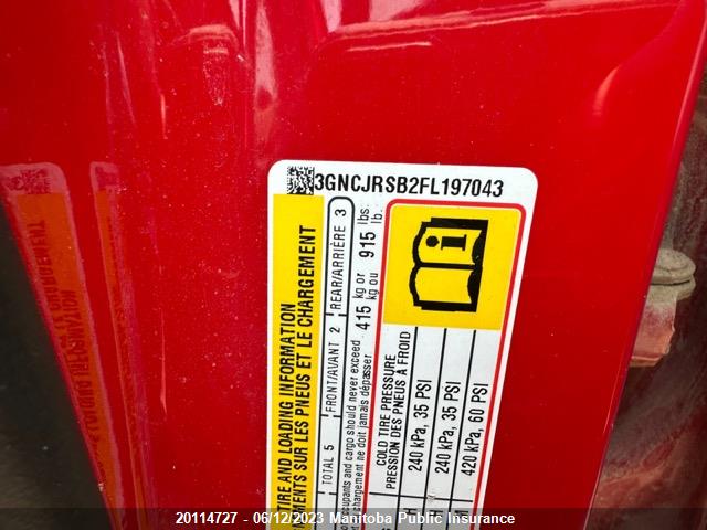 Chevrolet Trax Lt 2015 3GNCJRSB2FL197043 Image 9