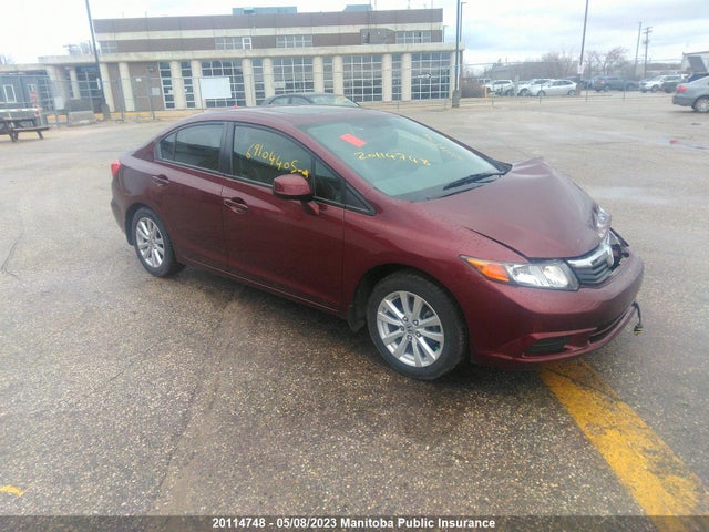Продажа на аукционе авто 2012 Honda Civic Ex-l, vin: 2HGFB2E52CH004010, номер лота: 20114748