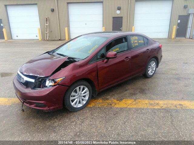 Продажа на аукционе авто 2012 Honda Civic Ex-l, vin: 2HGFB2E52CH004010, номер лота: 20114748
