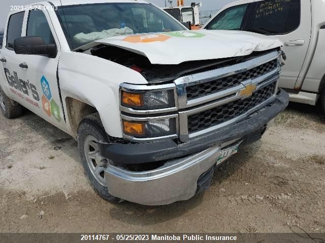 Chevrolet Silverado 1500 Ls Crew Cab 2015 3GCPCPEH2FG118696 Image 1