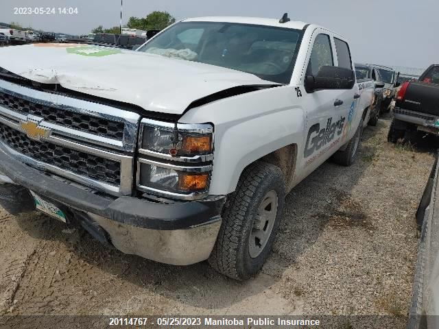 Chevrolet Silverado 1500 Ls Crew Cab 2015 3GCPCPEH2FG118696 Image 2