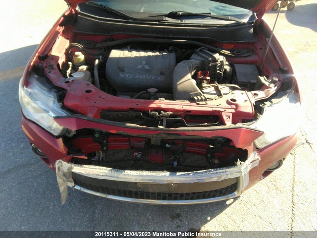 20115311 :رقم المزاد ، JA4JT5AXXAZ603002 vin ، 2010 Mitsubishi Outlander Ls مزاد بيع