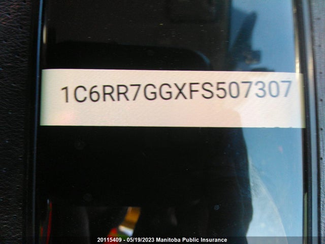 1C6RR7GGXFS507307 RAM 1500 Slt