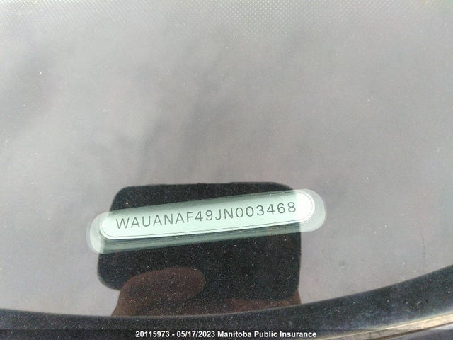 WAUANAF49JN003468 Audi A4 2.0t Quattro
