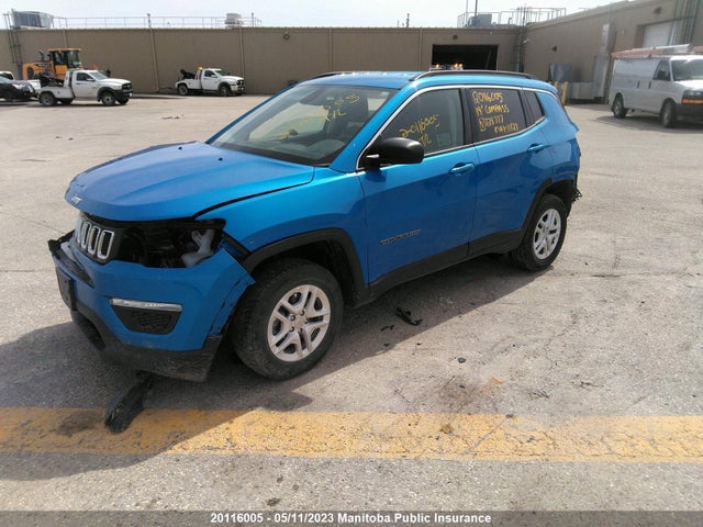 3C4NJDAB8KT728777 Jeep Compass Sport