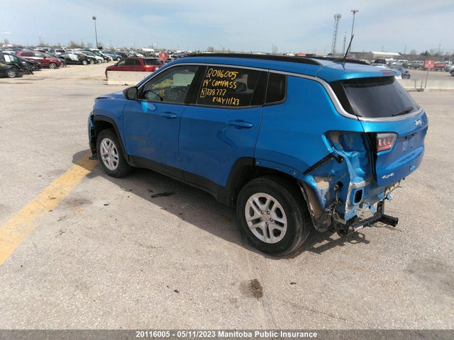 3C4NJDAB8KT728777 Jeep Compass Sport