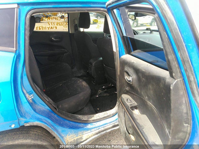3C4NJDAB8KT728777 Jeep Compass Sport