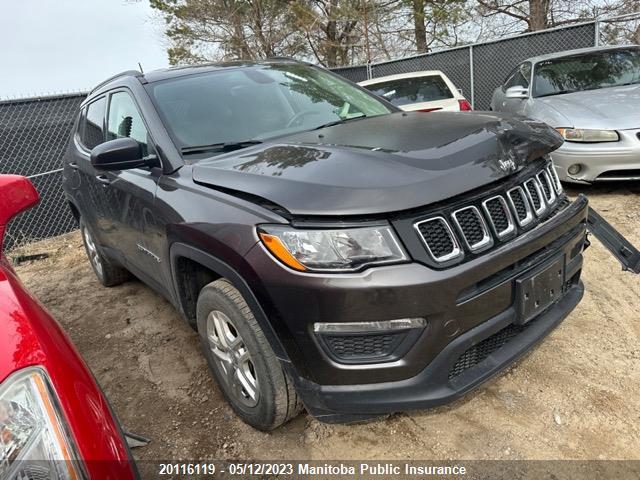 3C4NJDAB1JT177851 Jeep Compass Sport