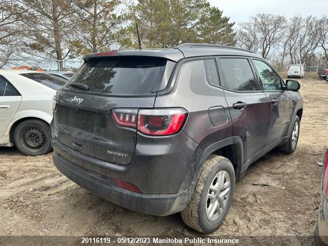3C4NJDAB1JT177851 Jeep Compass Sport