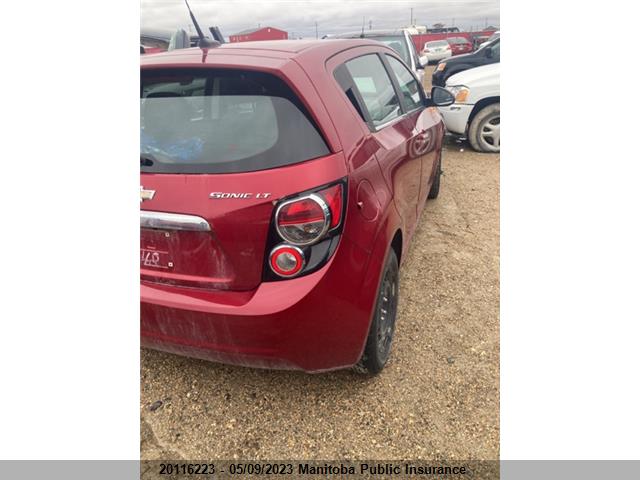 Chevrolet SONIC LT 2014 1G1JC6EH1E4212119 Image 4