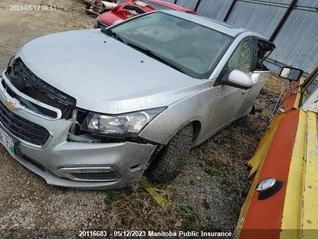 Chevrolet Cruze 2015 1G1P75SZ4F7164055 Image 2