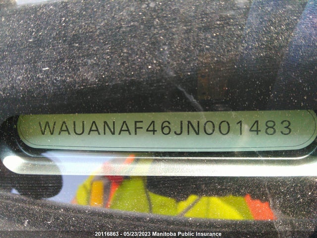 WAUANAF46JN001483 Audi A4 2.0t Quattro