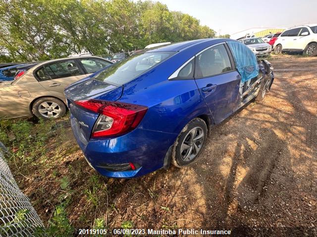 Honda Civic Lx 2019 2HGFC2F51KH037784 Image 4