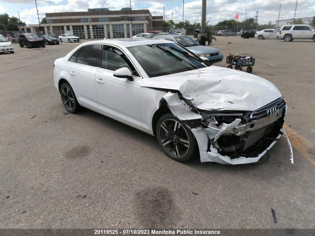 2017 AUDI A4 2.0T QUATTRO VIN: WAUCNAF46HN012728