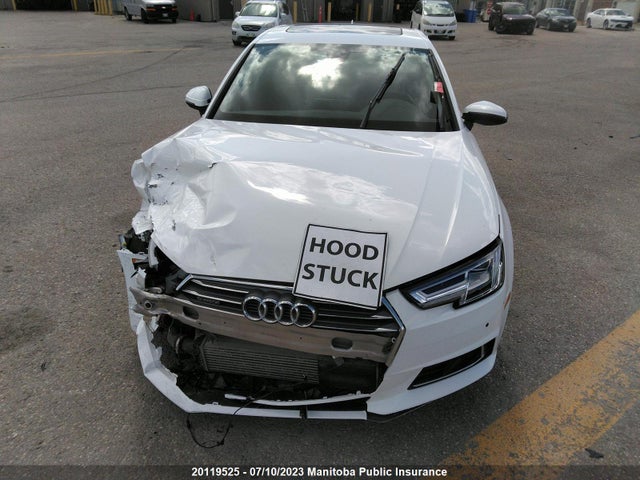 2017 AUDI A4 2.0T QUATTRO VIN: WAUCNAF46HN012728