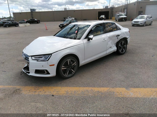 2017 AUDI A4 2.0T QUATTRO VIN: WAUCNAF46HN012728