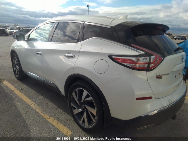 20131009 :رقم المزاد ، 5N1AZ2MH7HN133094 vin ، 2017 Nissan Murano Platinum مزاد بيع