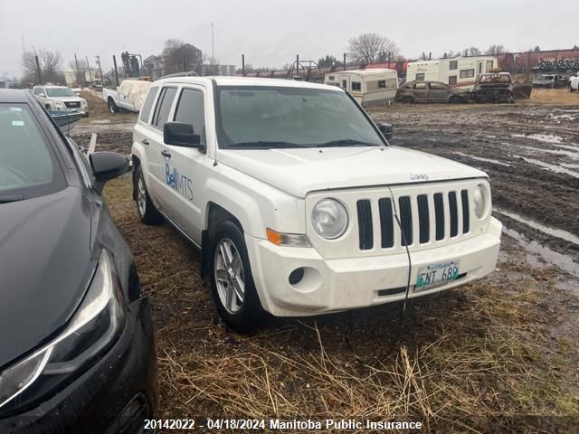 Auction sale of the 2010 Jeep Patriot Sport, vin: 1J4NF2GB2AD578287, lot number: 20142022