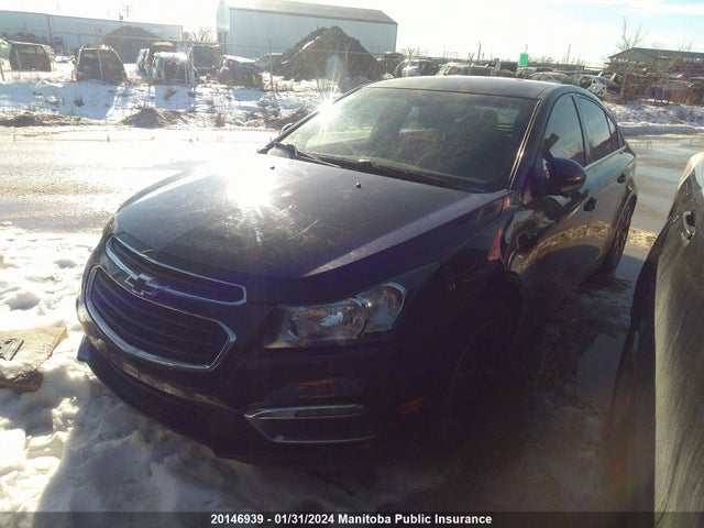 20146939 :رقم المزاد ، 1G1PC5SB6F7166615 vin ، 2015 Chevrolet Cruze Lt Turbo مزاد بيع
